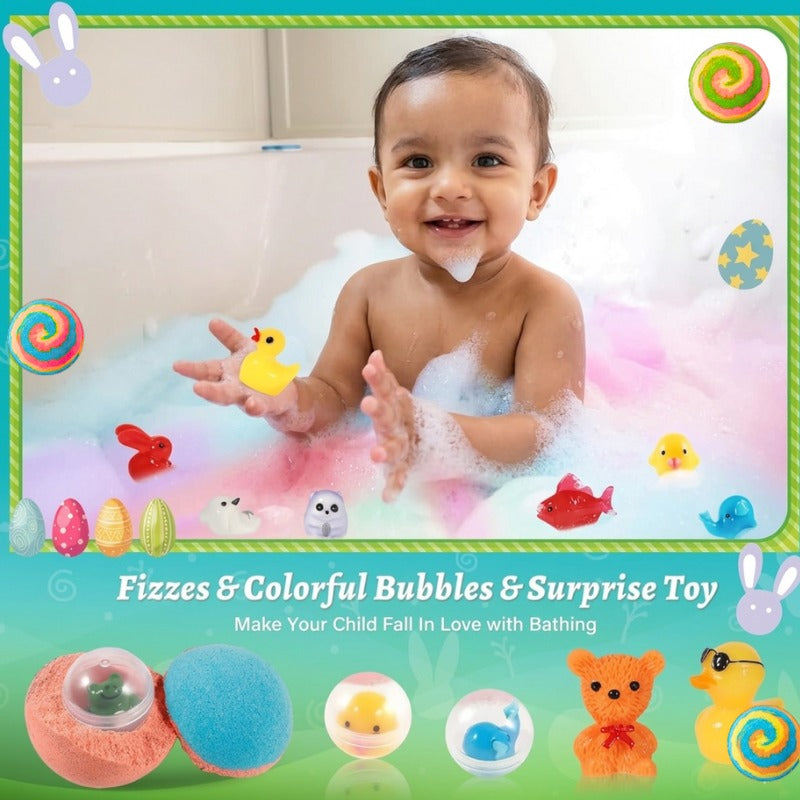 12-Piece Ocean Surprise Toy Bath Bomb Set